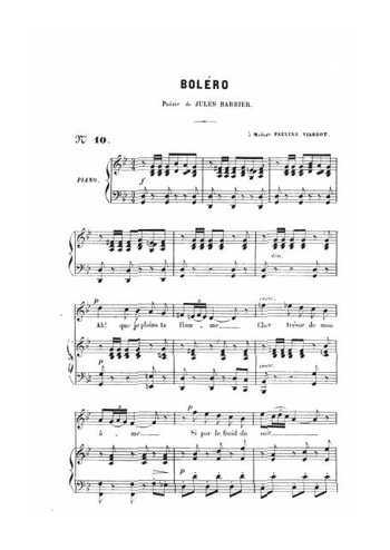 Charles Gounod - Boléro